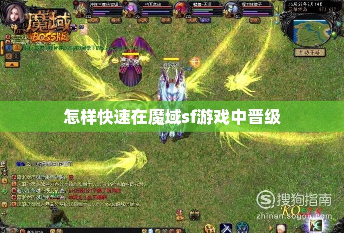 怎样快速在魔域sf游戏中晋级